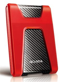 ADATA externí HDD HD650 2TB USB 3.1 2.5" guma/plast (5400 ot./min) Červený