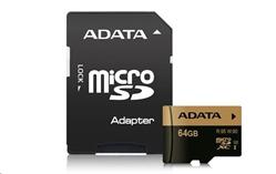 ADATA 64GB Micro SD SDXC UHS-I U3 Class 10 XPG s a