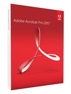 Adobe Acrobat Pro 2017 Windows Czech Retail 1 User DVD Box