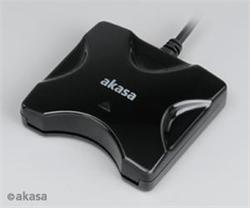 AKASA AK-CR-03BKV2, Extreme USB SMART and Electronic ID card reader