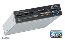 AKASA AK-ICR-14 USB 3.0 čtečka karet s eSATA s USB panelem