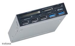 AKASA AK-ICR-16 USB 2.0, eSATA s 5 x USB portem, 5v1
