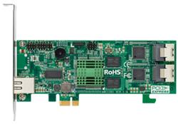 ARECA ARC-1201 8x SATA-II (2x SFF-8087), RAID 0/1/10/3/5/6/JBOD, 400Mhz CPU PCI-E x1