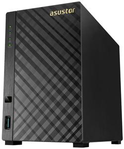 Asustor™ by Asus AS1002T 2-bay, Marvell ARMADA-385 Dual Core 1 GHz, 512 MB DDR3, 1x GbE, WoL