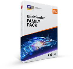 Bitdefender Family pack 2019, 15 zařízení, 12 měsíců - (ESD)