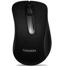 CANYON drátová USB myš s 3 tlačítky, 800 dpi, čern