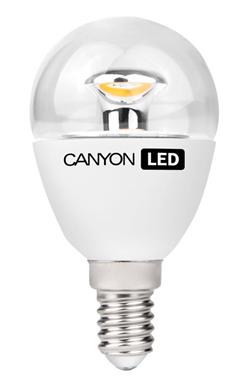 Canyon LED COB žárovka, E14, kompakt kulatá