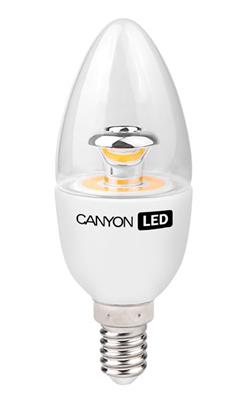 Canyon LED COB žárovka, E14, svíčka