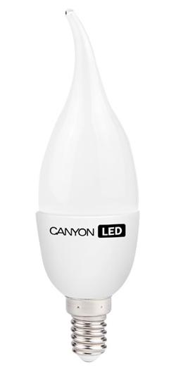 Canyon LED COB žárovka, E14, tvar BXS38