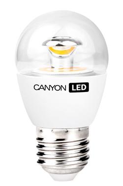 Canyon LED COB žárovka, E27, kompakt kulatá