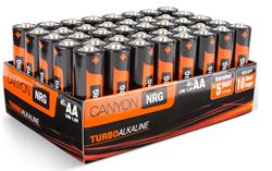 CANYON NRG Alkalické baterie AA, 40 kusů