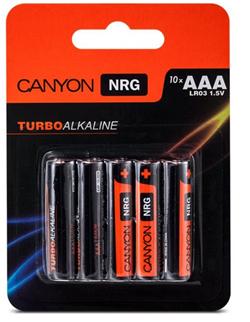 CANYON NRG Alkalické baterie AAA, 10 kusů
