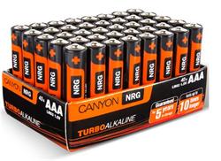 CANYON NRG Alkalické baterie AAA, 40 kusů