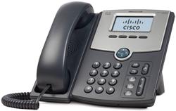 Cisco SPA512G IP Phone, 1 Voice Line, 2x Gigabit Ports, High-Resolution Graphical Display, PoE Support