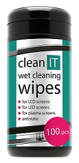 CLEAN IT čistící ubrousky mokré na LCD/TFT 100ks