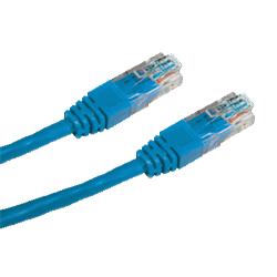 CNS patch kabel Cat5E, UTP - 5m , modrý