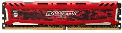 Crucial DDR4 8GB Ballistix Sport LT DIMM 2666MHz CL16 DR x8 červená (min. obj 10ks)