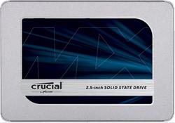 Crucial SSD 500GB MX500 SATA III 2.5" 3D TLC 7mm (čtení/zápis: 560/510MB/s; 95/90K IOPS) + 9.5mm adaptér