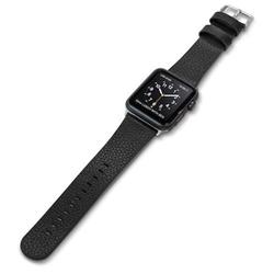 CYGNETT Náramek pro Apple watch 42mm, kůže, Černý