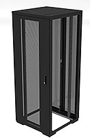 EATON RE Rack, výška 42U, ŠxH=800x800mm, děrované dveře, bez bočnic