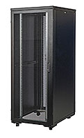 EATON RE Rack, výška 42U, ŠxH=800x800mm, děrované dveře, s bočnicemi