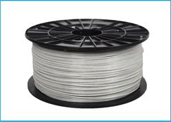 Filament PM tisková struna/filament 1,75 ABS-T perlová bílá s flitry, 1 kg