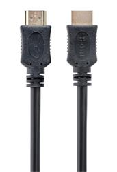 Gembird kabel HDMI High speed (M - M) 4K UHD, pozlacené konektory, 3 m,černý