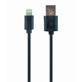 Gembird nabíjecí kabel Lightning 8-pin (M) na USB 2.0 (M), 3 m, černý