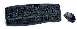 Genius bezdrátová klávesnice+myš. KB-8000X. černá, USB, bezdrátová (CZ lokalizace + SK polepy)