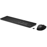 HP USB 650 Wireless Keyboard & Mouse SKCZ Black