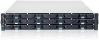 INFORTREND 2U/12bay Dual controller JBOD including 4x 6Gb SAS ports, 2x(PSU+FAN module), 12xHDD trays