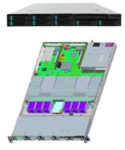 Intel® Server System R1208GZ4GC 2xLGA2011,24xDIMMs,8x2,5" HS SAS/SATA, 4x 1GbE,2x750W