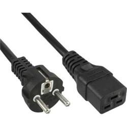Kabel síťový 1.5m 220V/230V 16A 1,5m IEC 320 C19 konektor