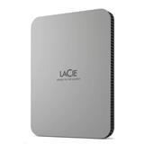 LaCie HDD External Mobile Drive (2.5'/1TB/ USB 3.1 TYPE C), Stříbrná