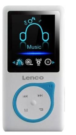 LENCO Xemio 657 - blue - MP3/MP4 prehrávač, 4GB +