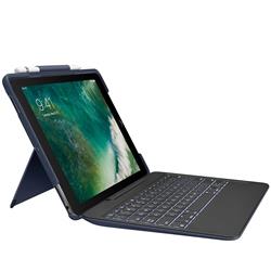 Logitech SLIM COMBO with detachable keyboard and Smart Connector for iPad Pro 10.5 inch - CLASSIC BLUE - UK - INTNL