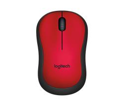Logitech Wireless Mouse M220 SILENT - EMEA - RED