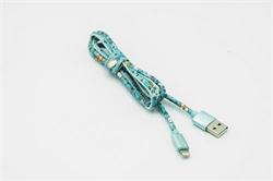 MIZOO USB/lightning kabel X51, turquoise
