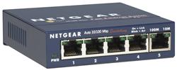 Netgear FS105-300PES 5 x 10/100 auto speed-sensing UTP ports ProSafe switch, external power supply