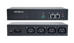 NETIO 4 modul napájecích zásuvek 4 x IEC320/8A, 2x LAN