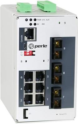 PERLE IDS-509F3-C2SD20-SD40 Industrial Managed Switch