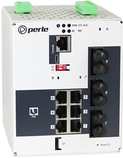 PERLE IDS-509F3PP6-T2MD2-SD120 Industrial Managed PoE Switch