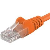 PremiumCord Patch kabel Cat5E UTP, délka 0.5m, oranžová