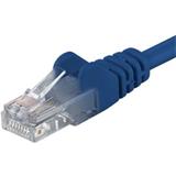 PremiumCord Patch kabel Cat5E UTP, délka 1.5m, modrá