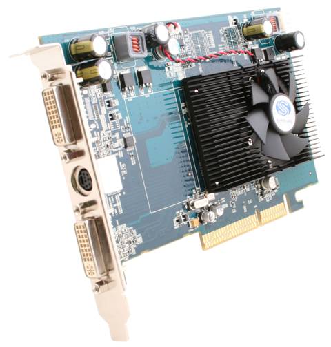 Sapphire HD3650 AGP 512MB DDR2 725/800MHz 2xDVI/TVO SingleSlot Fan