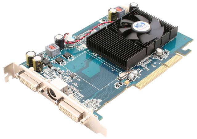 Sapphire HD3650 AGP 512MB DDR2 725/800MHz 2xDVI/TVO SingleSlot Fan