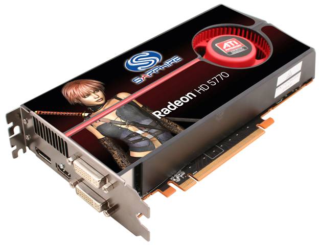 Sapphire HD5770 PCIe 1GB DDR5 850/4800MHz 2xDVI+HDMI DualSlot-fan