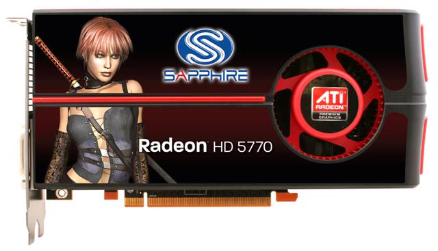 Sapphire HD5770 PCIe 1GB DDR5 850/4800MHz 2xDVI+HDMI DualSlot-fan
