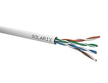 Solarix instalační kabel CAT5E UTP PVC Eca 1000m/cívka SXKD-5E-UTP-PVC