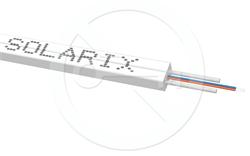 Solarix MDIC kabel 2vl 9/125 3mm LSOH Eca bílý 1000m SXKO-MDIC-2-OS-LSOH-WH